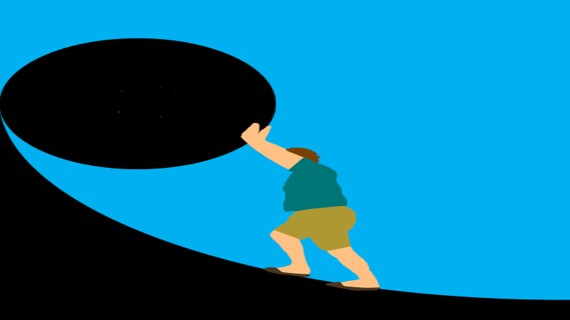 Sisyphusarbeit verrichten